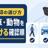 AI検知防犯カメラは何が違う？確認順と誤検知を減らす選び方