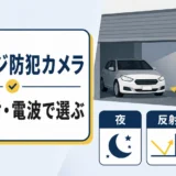 ガレージ用防犯カメラを夜間・反射・電波の3条件で選ぶ