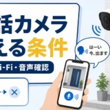 防犯カメラの双方向通話をインターホン代わりに使う条件