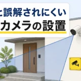 防犯カメラを盗撮と誤解されにくくする設置のポイント